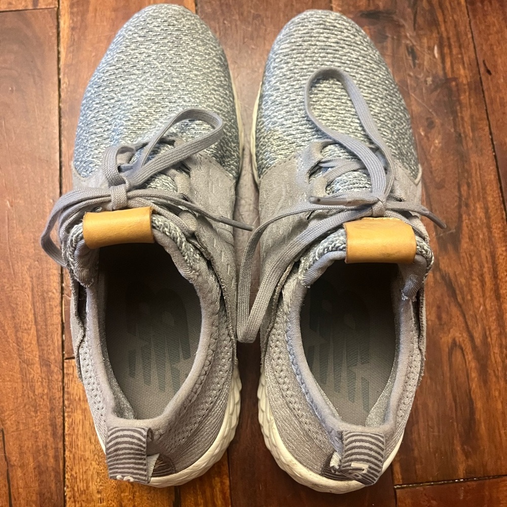New Balance Gray Knit Women's Sneakers